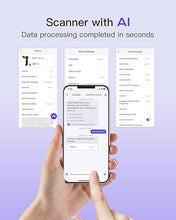 Load image into Gallery viewer, Inateck AI Barcode Scanner Bluetooth, 1D Handheld Scanner Wireless, Handheld Scanner with APP and SDK, 1 Charge 3 Months, BCST-21 AI
