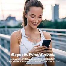 Load image into Gallery viewer, USB C Headphones for iPhone 15 16 Pro Max,Samsung S24 S23 S22 S21 Ultra FE, Magnetic Wired Earbuds Noise Isolation in-Ear Type C Earphones Microphone Volume Control for iPad, Pixel 8 7 6 5, Sky-Grey
