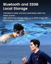 Load image into Gallery viewer, HaptiFit Terra Advanced Smart Sports Wearable, Open Ear Bluetooth Bone Conduction Headphones with Mic and 32GB MP3, Waterproof Wireless Earphones for Workouts, Swimming and Running, Red
