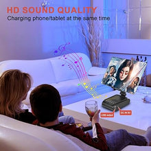 Load image into Gallery viewer, Gifts for Men,Cell Phone Stand with Wireless Bluetooth Speaker HD Surround Sound for Home and Outdoors with Bluetooth Speaker for Desk Compatible with iPhone/ipad/Samsung Galaxy
