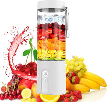 Load image into Gallery viewer, Portable Blender, 20 Oz Personal Size Blender for Shakes and Smoothies,USB-C Rechargeable &amp; Self Cleaning - Quiet Mini Travel Blender with Stainless Steel Blade
