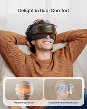 Load image into Gallery viewer, RENPHO FSA/HSA Eligible Head &amp; Eye Massager,Eyeris Masc Heated Head&amp; Eye Massager for Migraines, Headache Massager for Forehead, Back of Head and Temple, Eye Care Device for Relax, Birthday Gifts
