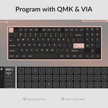 Load image into Gallery viewer, Keychron K13 Max Low-Profile Wireless Mechanical Keyboard, QMK/VIA TKL Keyboard with Number Pad, Bluetooth/2.4 GHz/Wired White Backlight Compatible with Mac Windows Linux
