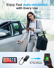 Load image into Gallery viewer, Wireless Carplay Adapter for iPhone, 2024 Upgrade Converts Wired to Carplay Wireless Adapter for Apple,Wireless Control Plug &amp; Play,Instant Connectivity,Compatible with iOS 10+ and Cars from 2016
