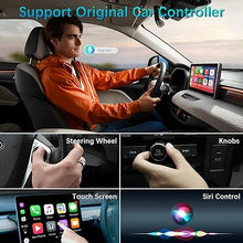 Load image into Gallery viewer, Wireless Carplay Adapter - Mini Car Play Wireless Adapter, Converts Factory Wired to Wireless Carplay Dongle, Plug &amp; Play Carplay Adapter Compatible with Apple iPhone 6+/iOS10+ &amp; Cars Built-in CarPlay
