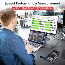 Load image into Gallery viewer, PCIE SATA Card 16 Ports, 6 Gbit/s SATA 3.0 PCIe Card, PCIe to SATA Controller Expansion Card, Boot as System Hard Drive, Suitable for All PCIE Slots (JMB575 + ASM1064)
