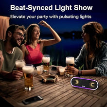 Load image into Gallery viewer, DOSS SoundBox Pro+ P300 Bluetooth Speaker with 40W Stereo Sound, Extra Bass, IPX6 Waterproof, TWS Pairing, Diverse Lights Show, 20H Playtime, Bluetooth 5.3 Speaker for Party, Camping, Beach
