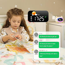 Load image into Gallery viewer, Kids Alarm Clock Ok to Wake Alarm Clock for Kids, Toddlers Night Light Clock for Bedroom, Cat Alarm Clock with Sleep Training and Sound Machine, Birthday Gift for Boy Girls Children
