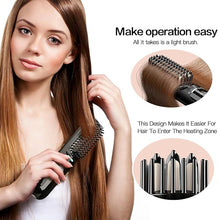 Load image into Gallery viewer, Cordless Hair Straightener Brush?6 Modes?410°F ?Portable Mini Hair Straightener for Women?Negative Ion Travel Hot Comb
