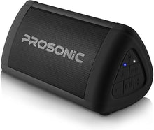 Load image into Gallery viewer, Prosonic BT3 Portable Wireless Bluetooth Speaker with 10W Stereo Sound &amp; Bass Boost -Rich Sound &amp; Intense Bass -Bluetooth 5.0 -Microphone -IPX5 - in &amp; Outdoor Speaker (Black)
