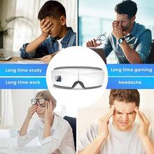 Load image into Gallery viewer, Eye Massager with Heat &amp; Vibration, Christmas Gifts for Women, mon or her, Air Pressure Massager, Foldable Sleep Mask Massager with Bluetooth Music, Eye Care Gift with 5 Massage Modes
