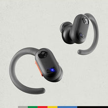 Load image into Gallery viewer, Skullcandy Push ANC Active in-Ear Wireless Earbuds, 58 Hr Battery, IP67 Waterproof, Wireless Charging, Microphone, Works with iPhone Android and Bluetooth Devices - True Black/Orange
