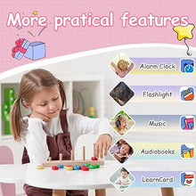 Load image into Gallery viewer, 1.5 Inches Kids Smart Watch for Boys Girls, 26 Puzzle Games, Smartwatch with Camera, Pedometer, Video Voice Music Player Learning Card,Christmas Birthday Gift for 3-12 Years Children (Pink)
