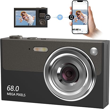 Digital Camera for Teens, 4K Kids Camera Autofocus with 32GB SD Card 16X Zoom,Cameras for Photography Compact Point and Shoot Camera for Teen Boy Girl Kids Camera Beginner