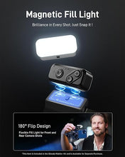 Load image into Gallery viewer, hohem iSteady Mobile+ Kit Gimbal Stabilizer for Smartphone, 3-Axis Phone Gimbal with Fill Light, Ultra-Wide-Angle Mode, 600° Inception, YouTube Vlog Stabilizer for Android and iPhone 15,14,13 PRO Max
