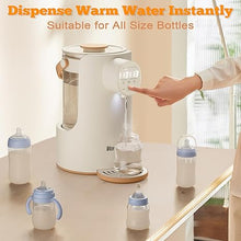 Load image into Gallery viewer, Instant Water Warmer, 2L Baby Formula Dispenser, 5 Temperature Control &amp; 7x24H Keep Warm, Baby Bottle Warmer with Night Light, Hot Water Dispenser for All Bottles, Detachable Glass Tank
