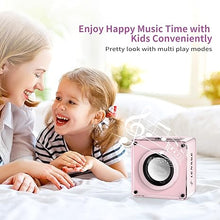 Load image into Gallery viewer, LENRUE Mini Bluetooth Speaker,Wireless Portable Speakers,5W Small Speaker with Clear Sound,Support TWS/TF Card,Lanyard Design for Hiking, Biking, Trip,Gift for Men/Women/Boys/Girls (Pink)
