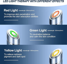 Load image into Gallery viewer, MiSMON High Frequency Facial Machines, 4 in 1 Facial Massager Micro-Current Light Therapy Device for Face
