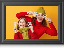 Load image into Gallery viewer, Digital Picture Frame 10.1 Inch WiFi Digital Photo Frame, IPS HD Touch Screen Electronic Picture Frame, 16GB Memory, Slideshow, Wall-Mounted, Easy to Share Photo and Video via Uhale APP
