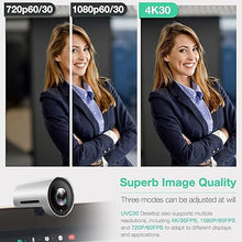 Load image into Gallery viewer, Yealink HD Camera UVC30 Windows Hello Webcam Microsoft Teams Certified 120° Wide Angle Zoom Camera with Auto Framing Desktop Webcam with Microphone Ultra HD 4K USB Camera for PC Gaming
