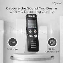 Load image into Gallery viewer, 96GB TCTEC Digital Voice Recorder with 7000 Hours Recording Capacity, Audio Noise Reduction, Sound Tape Recorder with Playback, Clip-on Mic Dictaphone for Meeting, Lecture
