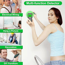 Load image into Gallery viewer, Stud Finder Wall Scanner - 5 in 1 Stud Detector with Smart Microprocessor chip HD LCD Display, Stud Sensor Beam Finders for the Center and Edge of Wood AC Wire Metal Studs Joist Pipe
