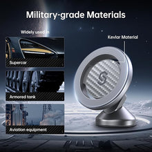 Load image into Gallery viewer, SYNCWIRE for MagSafe Car Mount - Kevlar Material Magnetic Phone Holder for Car Dash,360° Rotation Strong Magnets Car Phone Holder Compatible iPhone 16 Pro Max 15 14 13,Android MagSafe Car Accessories
