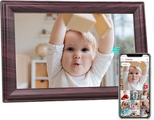 Load image into Gallery viewer, Digital Photo Frame, Canupdog IPS Touch Screen Digital Picture Frame,16GB Storage Motion Sensor Auto-Rotate Electronic FrameShare Photos via Frameo APP
