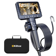 Load image into Gallery viewer, 10FT Articulating Borescope, DXZtoz Inspection Camera with 0.33in Two-Way Steering Snake Camera, Waterproof 1080P Endoscope Camera with Light for Mechanics Electriction Wall Pipe Inspection
