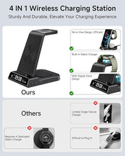 Load image into Gallery viewer, Wireless Charger for Samsung Devices, 4 in 1 Wireless Charging Station for Galaxy S24 Ultra/Z Fold6/Z Flip6/S23 Ultra, Charging Station for Galaxy Watch 7/Ultra/6/6 Classic/5 Pro/5/4, Galaxy Buds2 Pro
