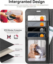Load image into Gallery viewer, OCASE Compatible with Galaxy S25 Plus Wallet Case, PU Leather Flip Folio Case with Card Holders RFID Blocking Kickstand [Shockproof TPU Inner Shell] Protective Phone Cover 6.7 Inch 2025, Graphite

