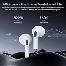 Load image into Gallery viewer, A11 PRO Translator Earbuds Real-Time, Language Translator Earbuds for 144 Languages &amp; 8 Offline Translations, Instant Two-Way Translation Device with APP &amp; Charging Base for Travel Business Meetings
