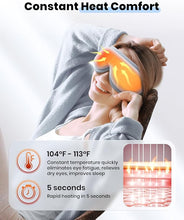 Load image into Gallery viewer, Eye Massager with Heat &amp; Bluetooth Music, Gifts for Women/Men, Eye Face Massager for Migraine Relief, Eye Care Mask, Relax Reduce Eye Strain, Dry Eye, Improve Sleep, Birthday, Wedding Gifts
