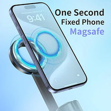 Load image into Gallery viewer, Vimitty for MagSafe Tripod for iPhone 64 Selfie Stick Tripod Phone with Metal Ring and Remote, Phone Tripod for Video Recording, Cell Phone Tripod Mount Stand for Cellphone
