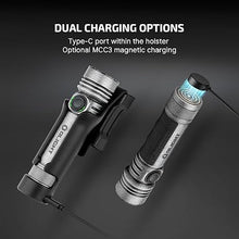 Load image into Gallery viewer, OLIGHT Seeker 4 Pro Rechargeable Flashlights, 4600 Lumens High Lumens Powerful Flashlight with USB C Holster, Bright Flashlight for Emergencies, Camping, Searching(SPB)
