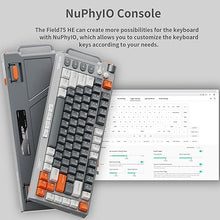 Load image into Gallery viewer, nuphy Field75 HE Magnetic Switch Gaming Keyboard,Wired Keyboard,83 Keys PC Gaming Keyboard,One Knob Volume Control, Hall Effect Sensors,Adjustable Actuation,Rapid Trigger-Magnetic Jade Switch
