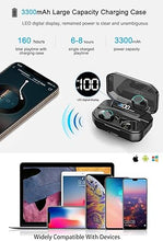 Load image into Gallery viewer, [Xmythorig Ultimate] True Wireless Earbuds Bluetooth 5.0 Headphones, IPX7 Waterproof Earphones for Sports, 160H Playtime w/ 3300mAh Charging Case, 3D Stereo Audio Touch Control in-Ear Headset w/Mic
