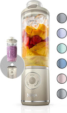 Load image into Gallery viewer, Ninja Blast Max, Portable Blender + Twist &amp; Go, Personal Blender, Ninja Blender, Smoothie, Blend, Ice Crush, 3 Programs, Cordless, 22 oz removable Vessel, Dishwasher Safe, Leakproof, Cream, BC251IV
