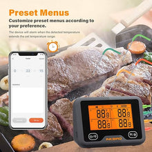 Load image into Gallery viewer, Inkbird Wi-Fi Bluetooth Grill Thermometer, Wireless BBQ Thermometer with 4 Probes,Digital Meat Thermometer for Smoker, Oven, Kitchen, Drum, Grill
