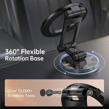 Load image into Gallery viewer, SYNCWIRE Fits MagSafe Car Mount, Magnetic Phone Holder for Car Dashboard, [Flexible Three-axis] 360° Rotation Magnetic Car Mount Strong Magnets Car Phone Holder Fits iPhone 16 15 14 13 12 Pro Max
