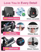 Load image into Gallery viewer, VANMASS 2024?Strongest Suction &amp; Military-Grade? Car Phone Mount ?Patent &amp; Safety?Ultimate Cell Phone Holder Handsfree Stand for Dash Windshield Vent for iPhone 16 15 Pro Max 14 Android &amp; Truck, Pink
