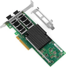 Load image into Gallery viewer, 40Gb PCI-E NIC Network Card for Intel XL710-QDA2,10GbE/40GbE Dual QSFP+ Ports, with Intel XL710-BM2 Chip,40GbE PCI Express 3.0 X8 Ethernet Adapter Support Windows/Linux/VMware
