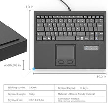 Load image into Gallery viewer, E-SDS Wired Machine Keyboard with Touchpad Portable Compact - PS/2 Interface

