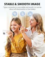 Load image into Gallery viewer, Anykit Digital Otoscope with Gyroscope, HD Ultra Clear View Ear Camera with Ear Wax Removal Tools, Video Ear Scope Otoscope with Light, Compatible with Android, iPhone 15 (Purple)
