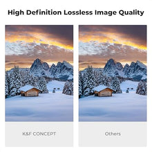 Load image into Gallery viewer, K&amp;F Concept 77mm Putter Variable ND Filter ND2-ND400 (1-9 Stops) 28 Multi-Layer Coatings Import AGC Glass Adjustable Neutral Density Filter for Camera Lens (Nano-X Series)
