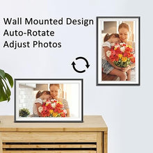 Load image into Gallery viewer, Forc Digital Picture Frame 15.6 Inch Digital Photo Frame, 1920x1080 IPS FHD Touch Screen, Built-in 32GB Storage, Auto Rotate Electronic Picture Frame Share Photos and Videos from Free APP
