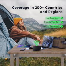 Load image into Gallery viewer, GlocalMe U3 4G LTE Mobile Hotspot Device, Portable WiFi Hotspot for Travel in 200+ Countries, No SIM Card Needed, 10 Connected Devices and Global 1GB Data 30 Days, Pocket WiFi Device (U3 Black)
