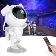 Load image into Gallery viewer, SFOUR Star Projector,Galaxy Night Light,Astronaut Starry Nebula Ceiling LED Lamp with Timer and Remote, Gift for Kids Adults for Bedroom, Birthdays,Christmas, Valentine&#39;s Day.(White)
