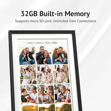 Load image into Gallery viewer, 10.1&#39;&#39; Digital Picture Frame with 32GB Storage, Digital Photo Frame with 1280x800 IPS Touch Screen, Share Photos/Videos and Send Best Wishes via Free App
