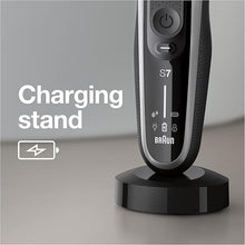 Load image into Gallery viewer, Braun Series 7 7032cs Flex Electric Razor for Men, Wet &amp; Dry, Electric Razor, Rechargeable, Cordless Foil Shaver with Beard Trimmer and Charging Stand, Silver
